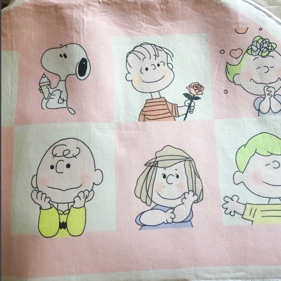 Peanuts snoopy Charlie Brown Lucy Linus bathroom floor bedroom carpet rug - Picture 1 of 5